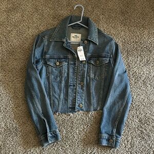 Hollister cutoff denim jacket